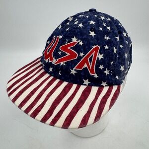 Colorado Cap Vintage 90s USA Stars & Stripes Baseball Cap Patriotic Novelty Hat